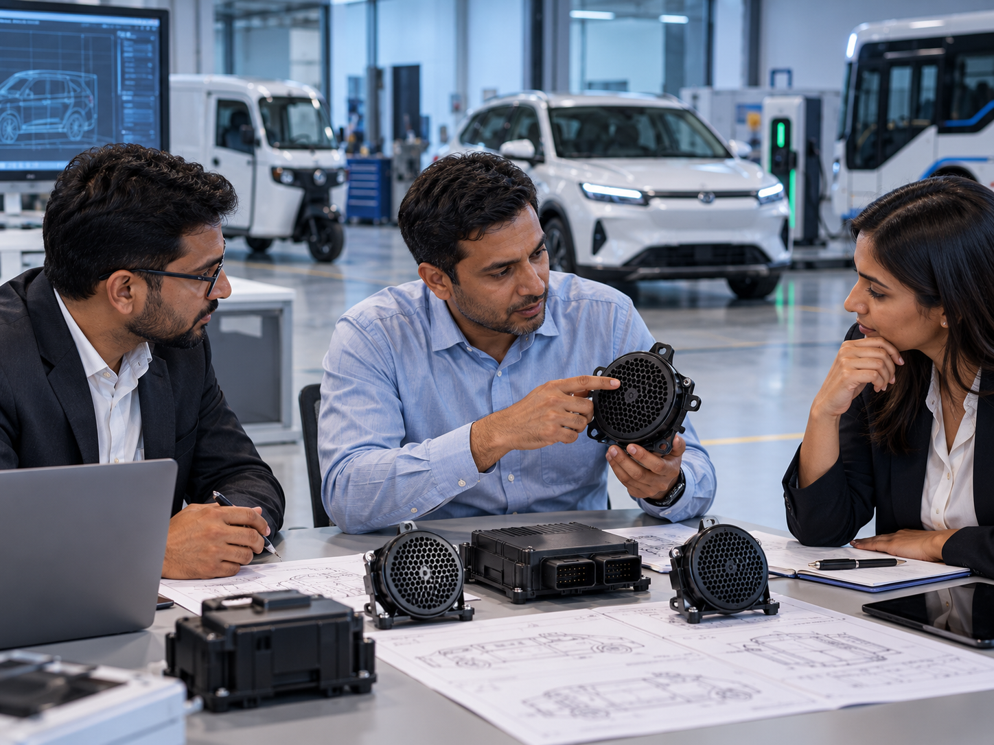 Group 40135 EV/PHEV audible alert system testing at Infiquity
